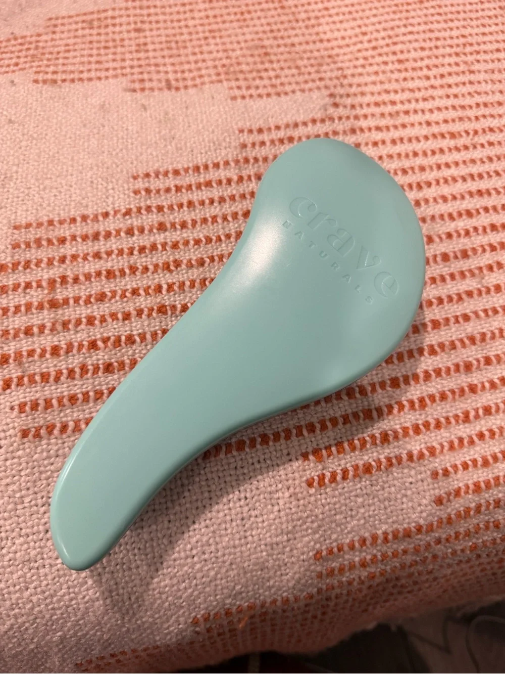 Crave Naturals Detangling Hair Brush Wet Or Dry Mint Green & Navy Blue